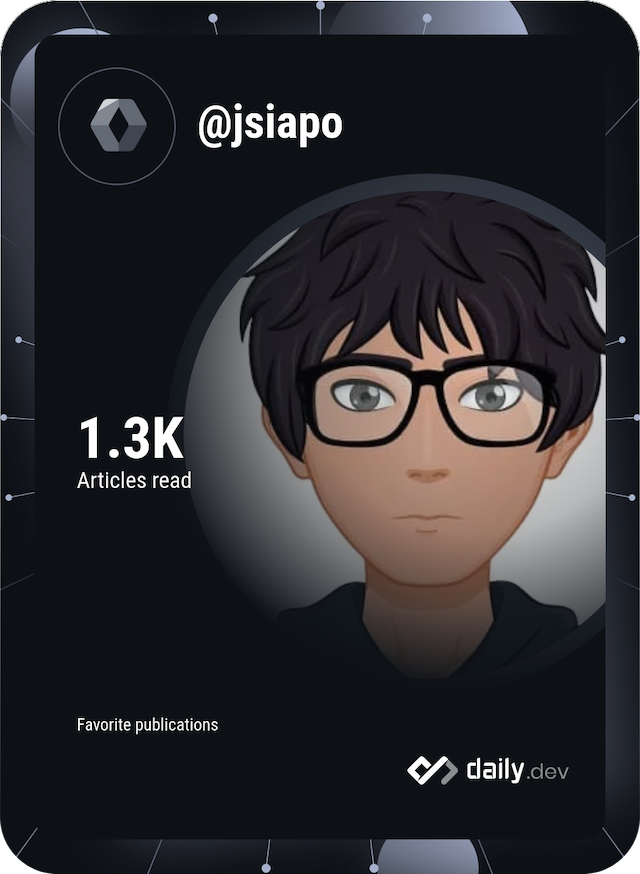 José Siapo's Dev Card